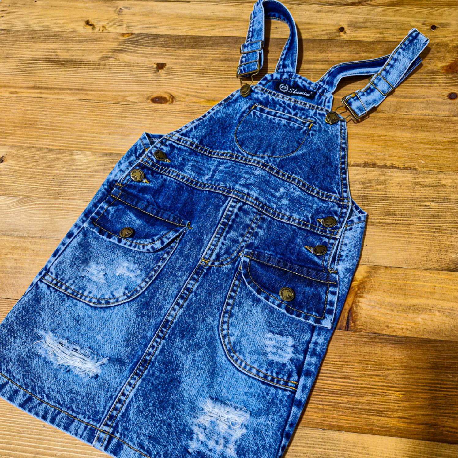 کد 1481بیلر دامنی جین دخترانه 