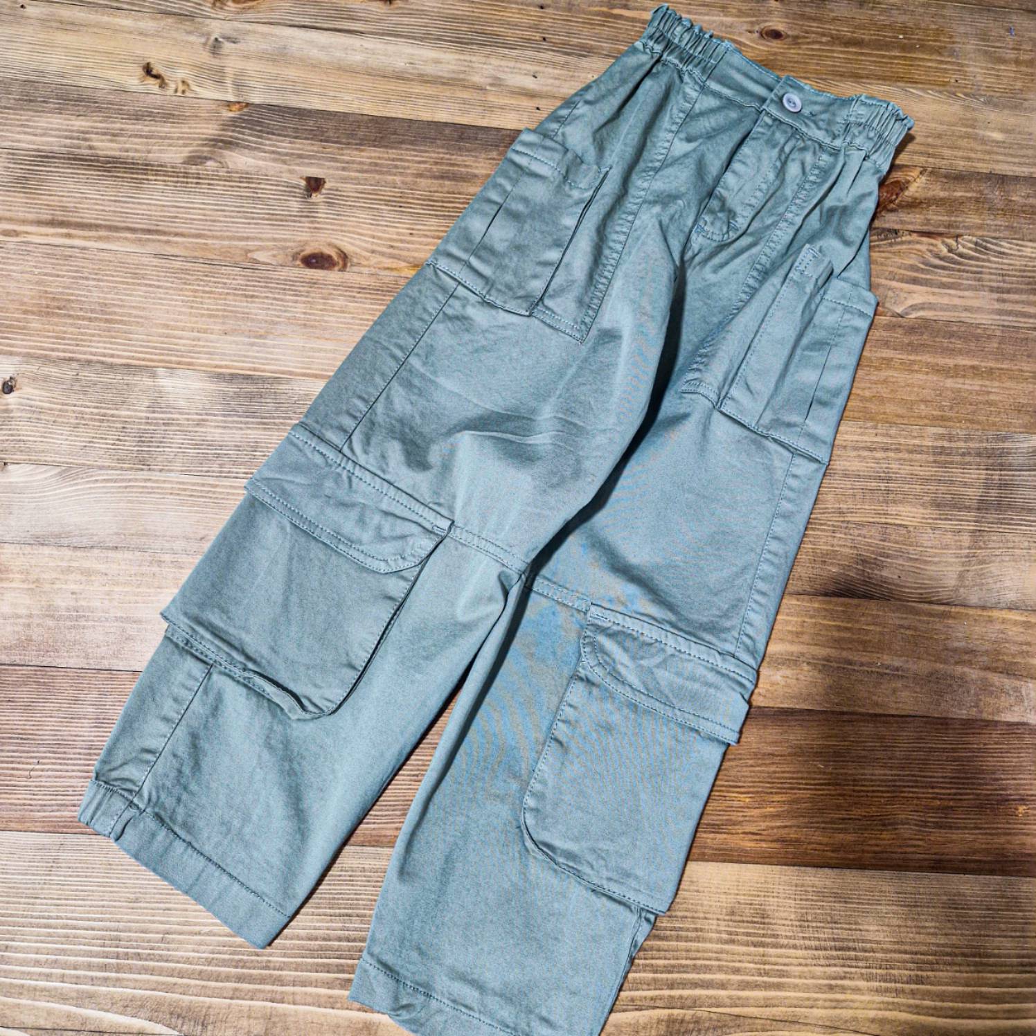 کد 1465شلوار  کتان کارگو