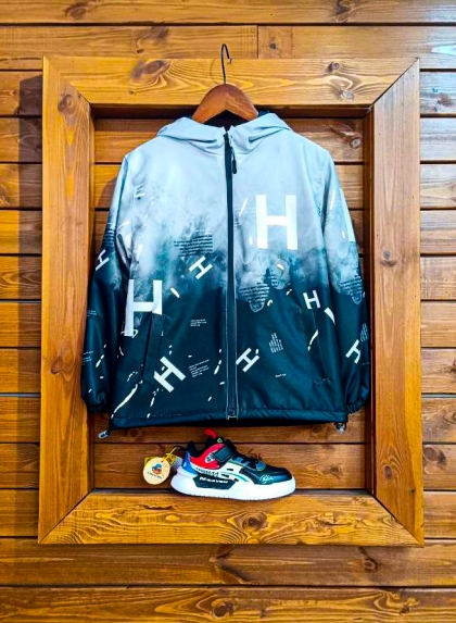 کد1624 سویشرت اسپرت طرح H سایز بزرگ