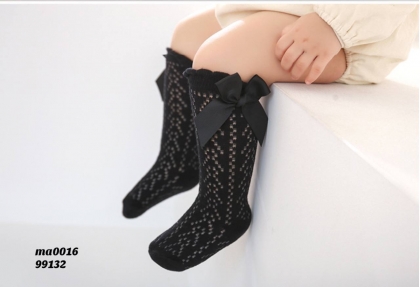 کد 1527جوراب دخترانه  پاپیون دار 