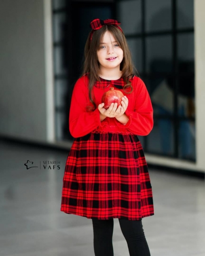 کد 1409 سارافون یقه ب.ب دخترانه 