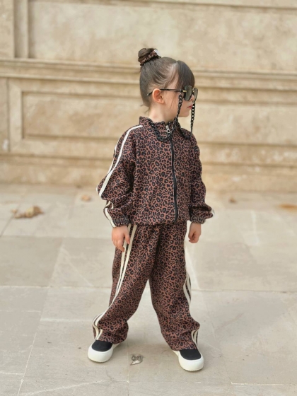 کد 1619 ست دخترانه پلنگی