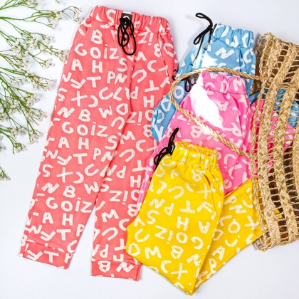 کد1139 شلوار راحتی تو کرکی دخترانه